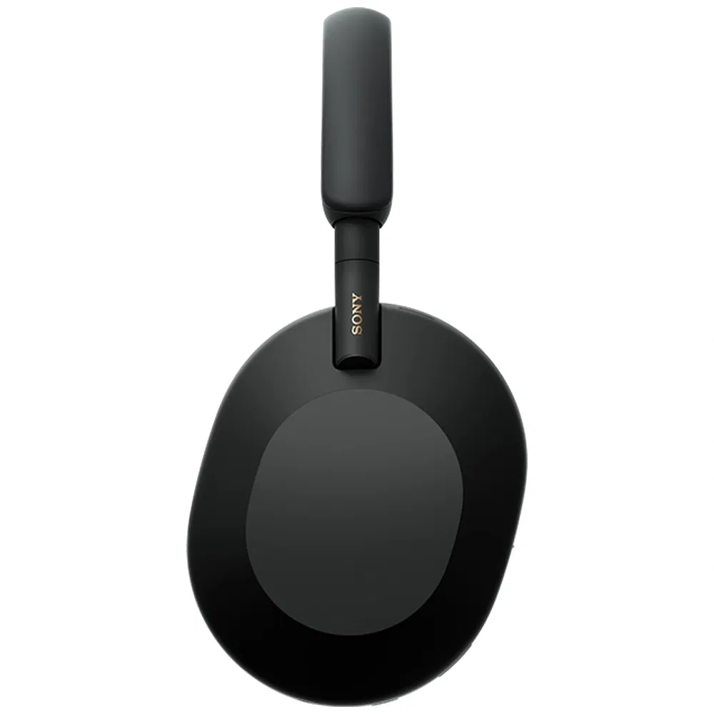 Sony WH 1000XM5 Best Active Noise Cancelling Wireless Bluetooth Over Ear Headphones - Refurbished_Black_Left Side_124514