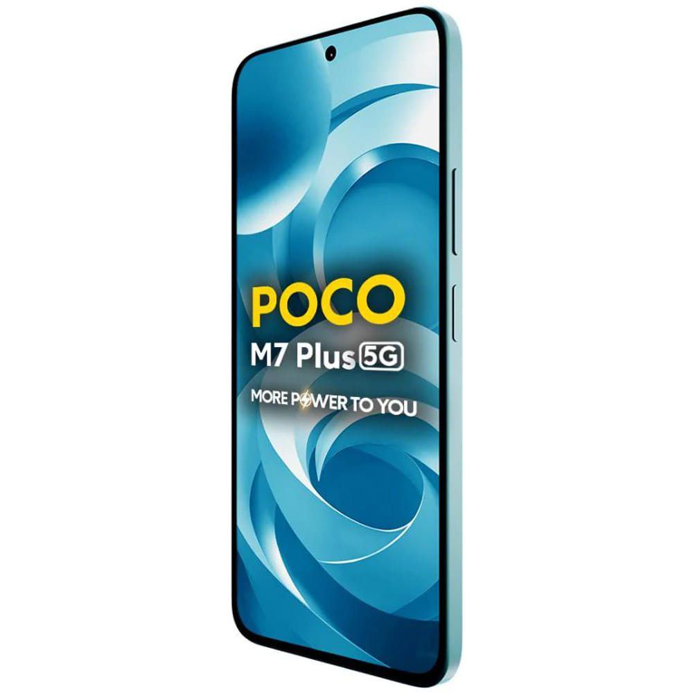 POCO M7 Plus 5G - Refurbished_Aqua Blue_Top_88035