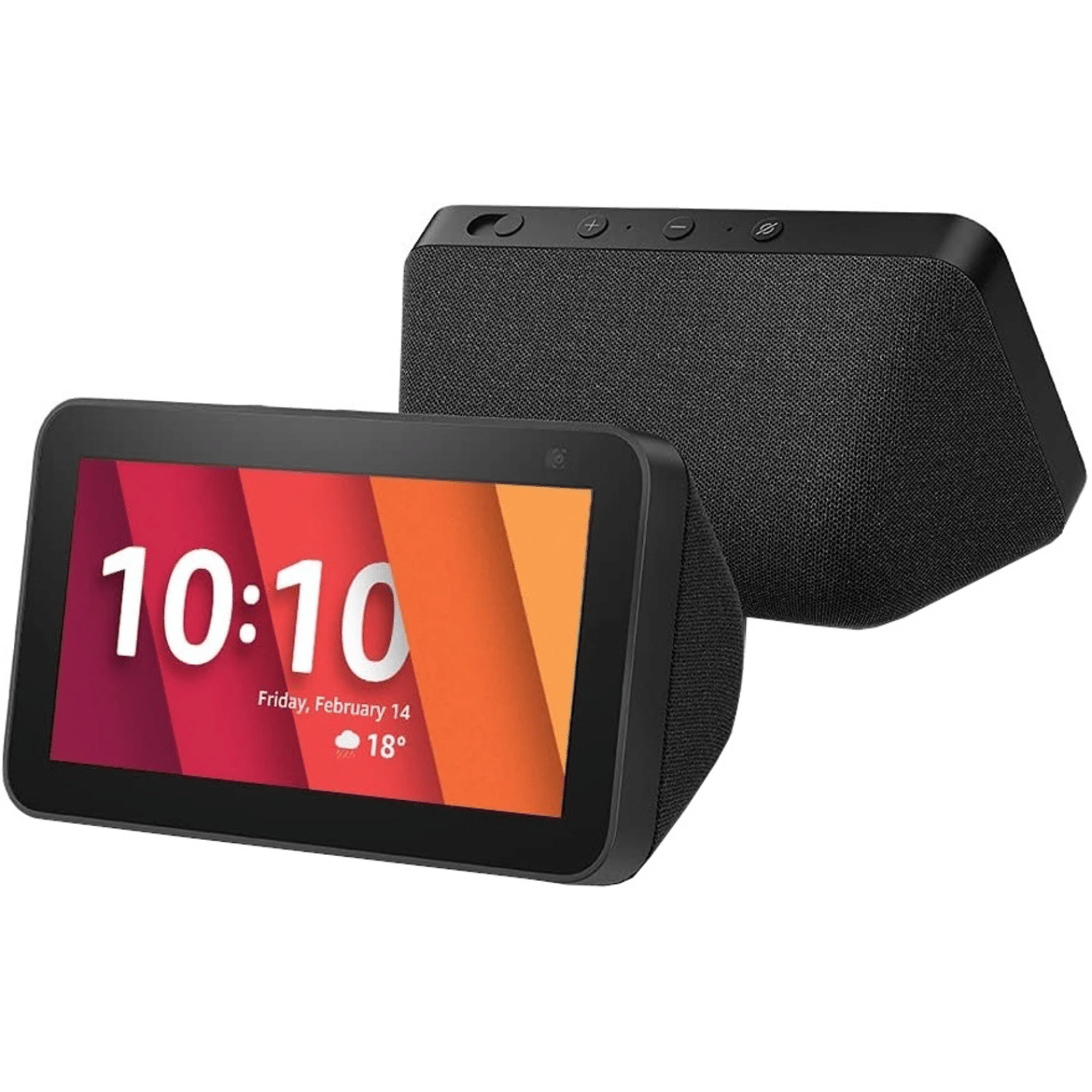 Amazon Echo Show 5 (2nd Gen) with 5.5" screen and Alexa - Refurbished Superb - Black_Black_Top_112923