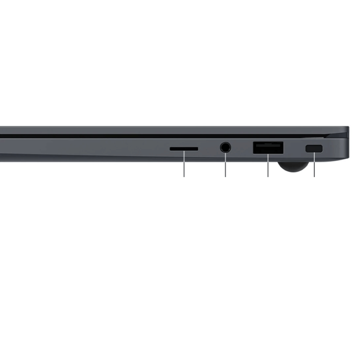Samsung Samsung N Series NP750XGJ (Intel Core i5 13th Gen 15.6 Inch)- Refurbished_Gray_Right Side_123586