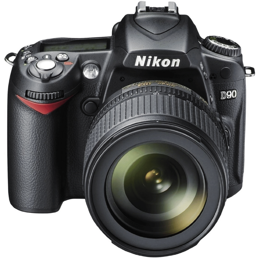 Nikon D90 12.3MP DSLR Camera - Refurbished_Black_Top_126497