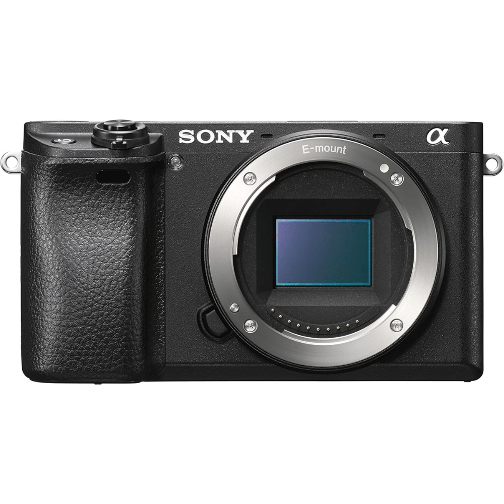 Sony Alpha A6300 24.2 MP Mirrorless Camera - Refurbished_Black_Front_73238
