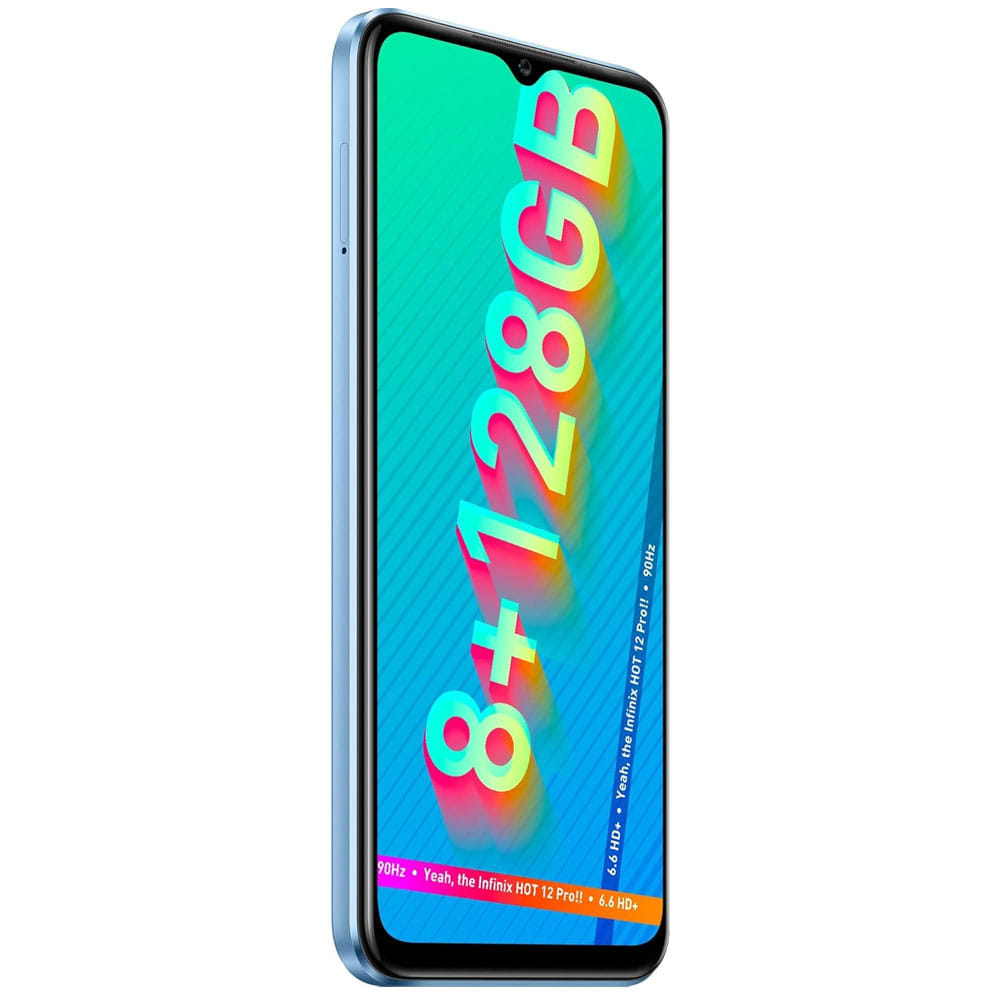 Infinix Hot 12 Pro - Refurbished_Electric Blue_Left Side_60408