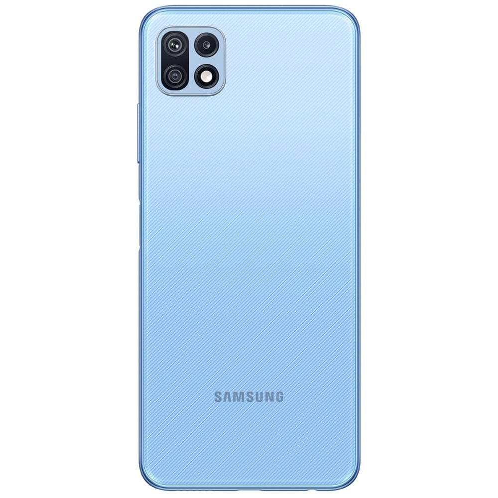 Samsung Galaxy F42 5G - Refurbished_Matte Aqua_Back_59221