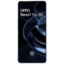 Refurbished OPPO Reno7 Pro 5G Startrails Blue Front