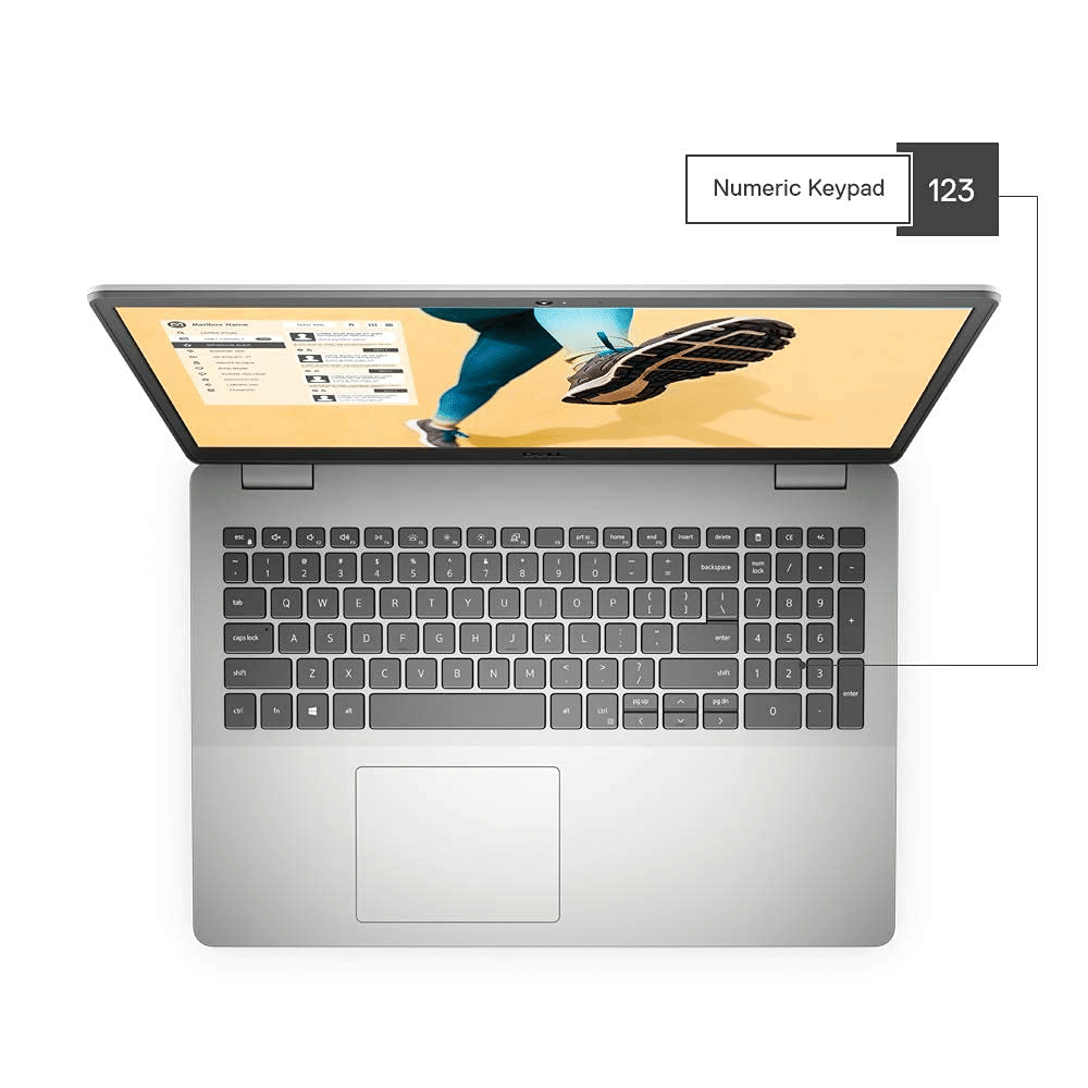 Dell Inspiron 3000 Series Inspiron 3501 (Intel Core i5 11th Gen 15.6 Inch)- Refurbished_Silver_Top_60887