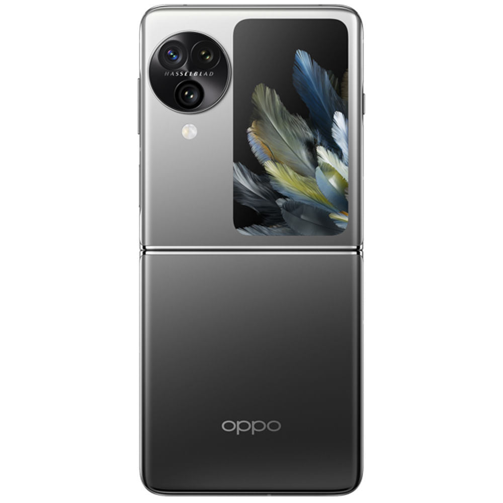 OPPO Find N3 Flip 5G - Refurbished_Sleek Black_Back_55942