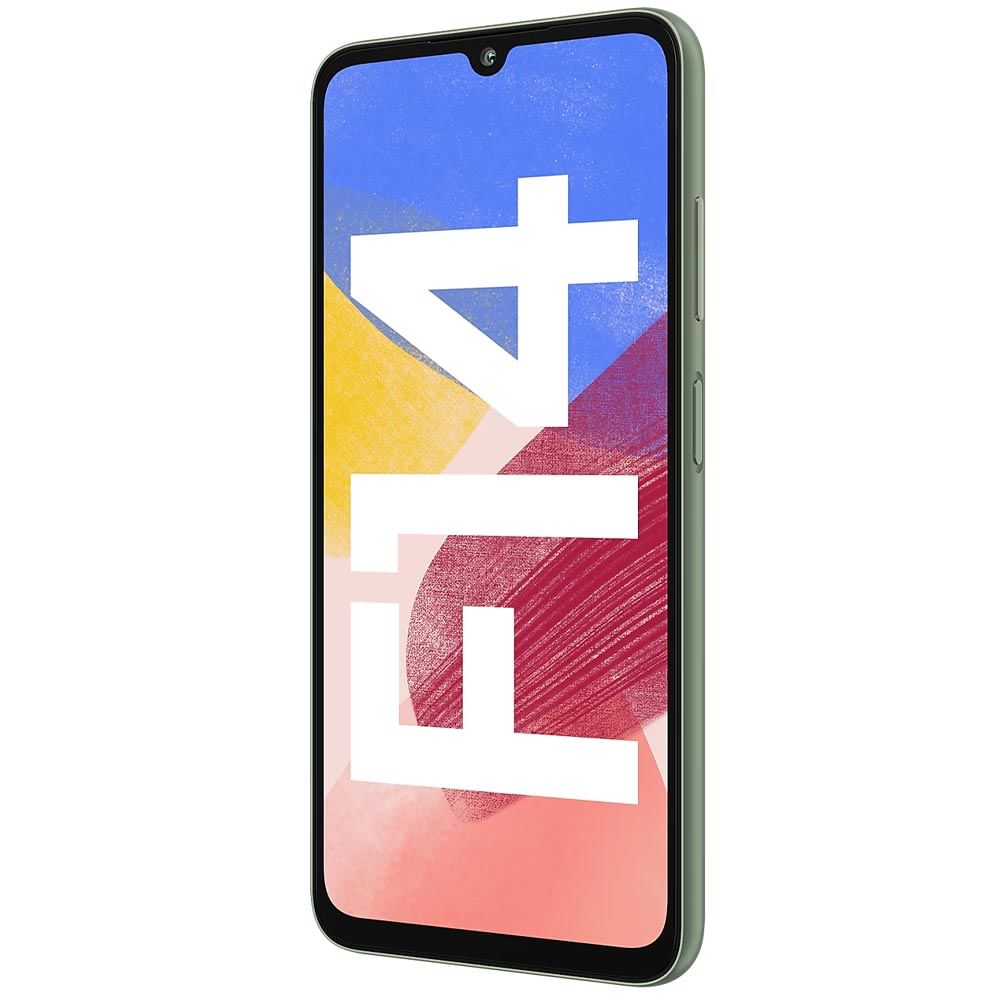 Samsung Galaxy F14 - Refurbished_Peppermint Green_Left Side_50096