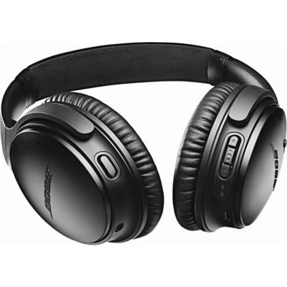 Bose QuietComfort 35 II Wireless Bluetooth Headphones - Refurbished_Black_Bottom_126448