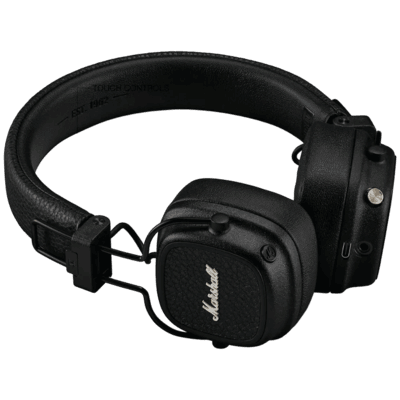 Marshall Major V Wireless On- Unboxed_Black_Left Side_62912