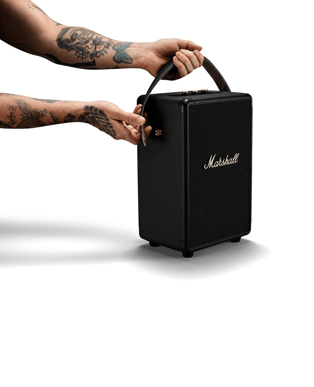 Marshall Tufton 80 Watt Bluetooth Speaker - Unboxed_Black Brass _Front_114741