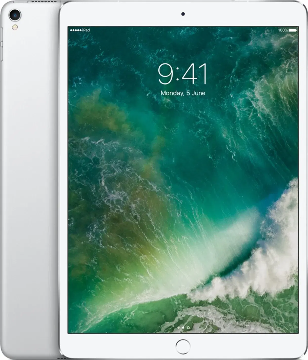 Apple iPad Pro 2017 (10.5 inch, Wifi+Cellular)- Refurbished_Silver_Top_89603
