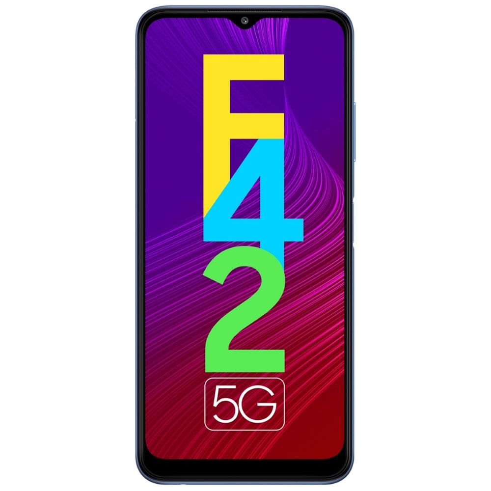 Samsung Galaxy F42 5G - Refurbished_Matte Aqua_Front_59222