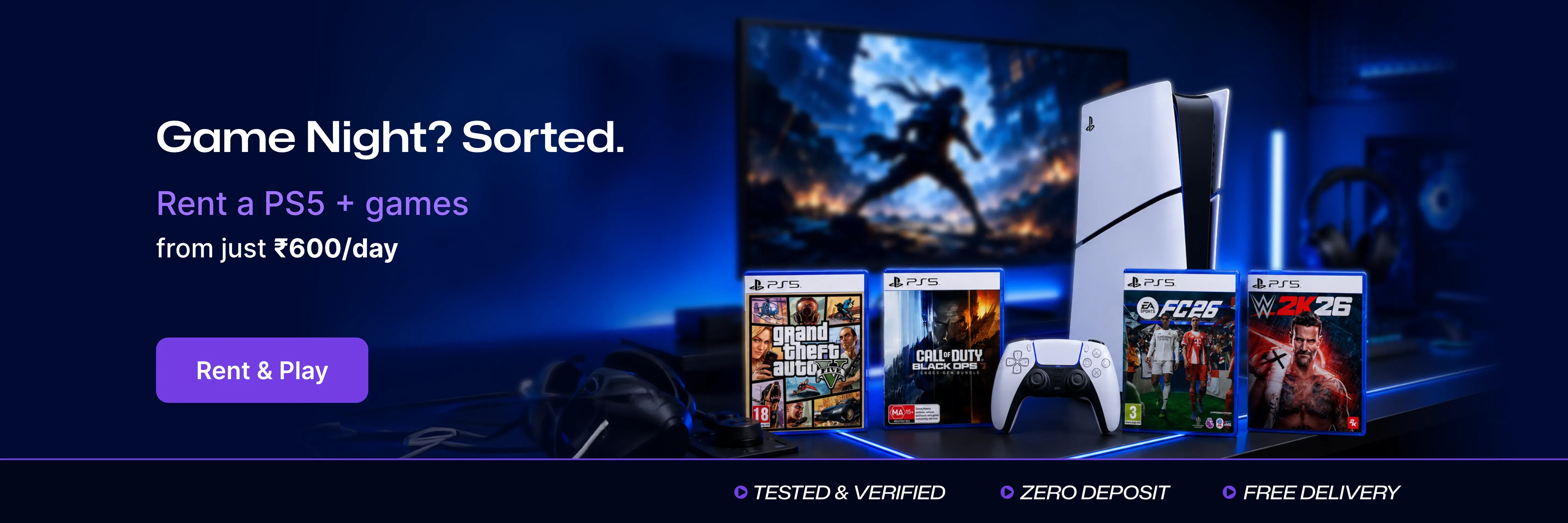 Rent PS5 Banner