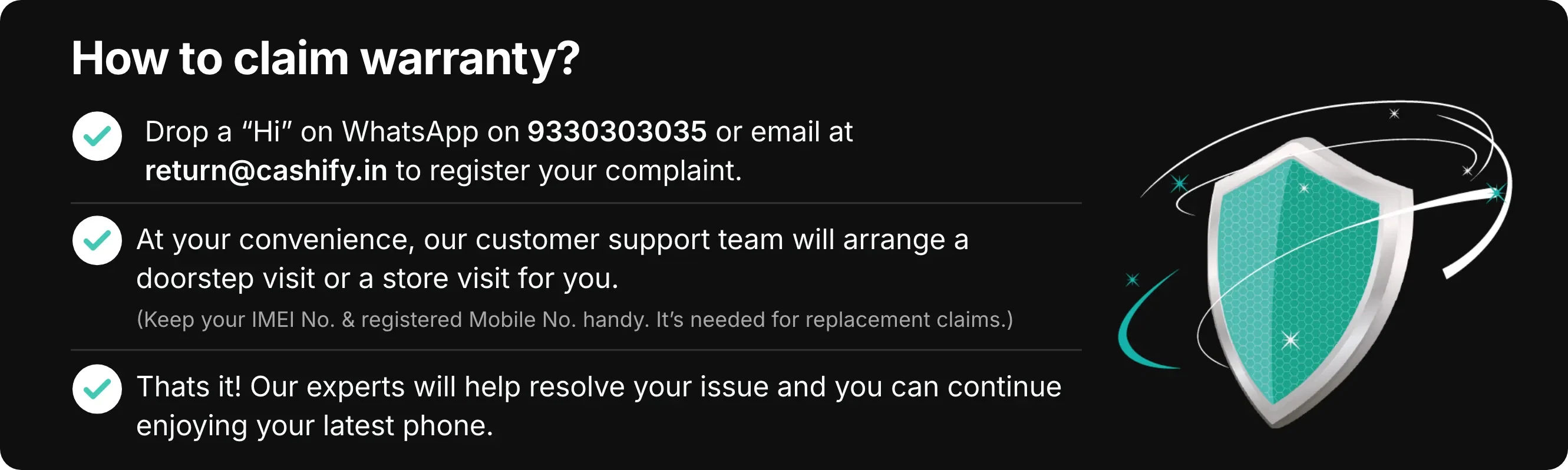How To Claim Warranty