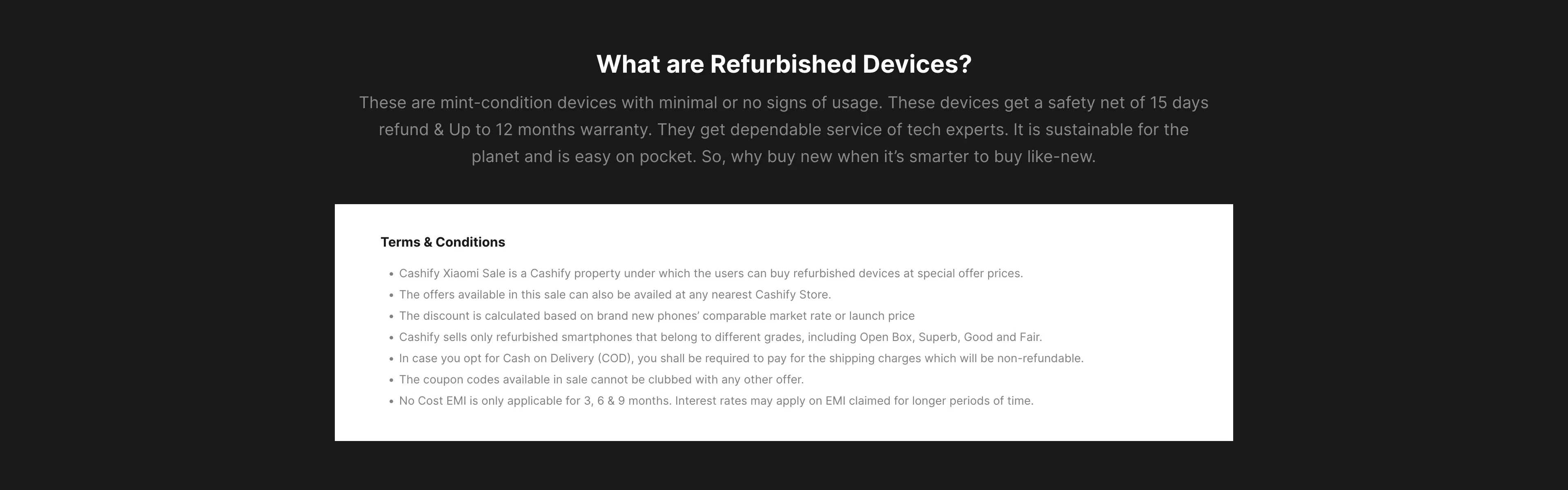 What are refurbished device