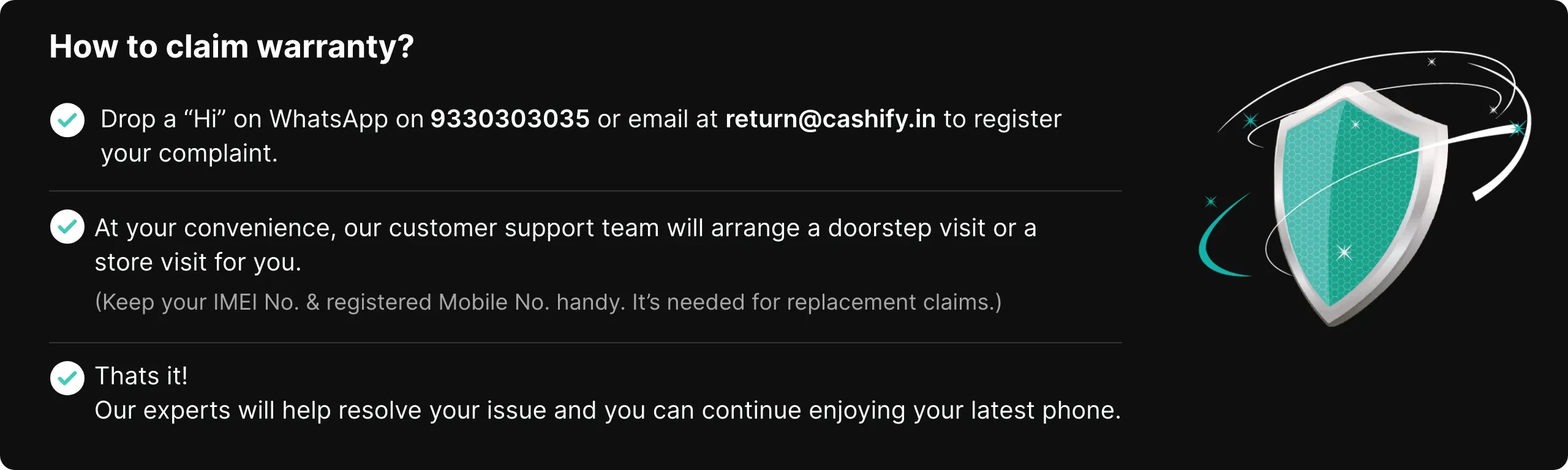 How To Claim Warranty