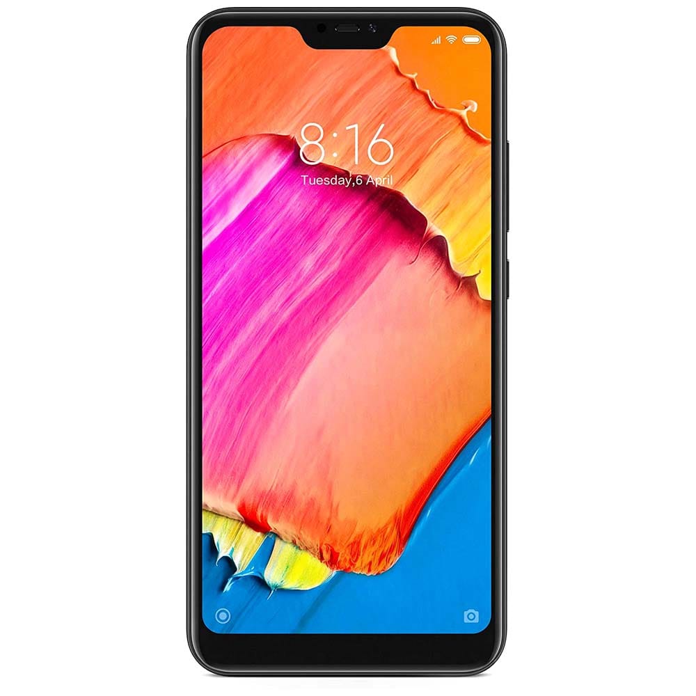 Refurbished Xiaomi Redmi 6 pro Black Front