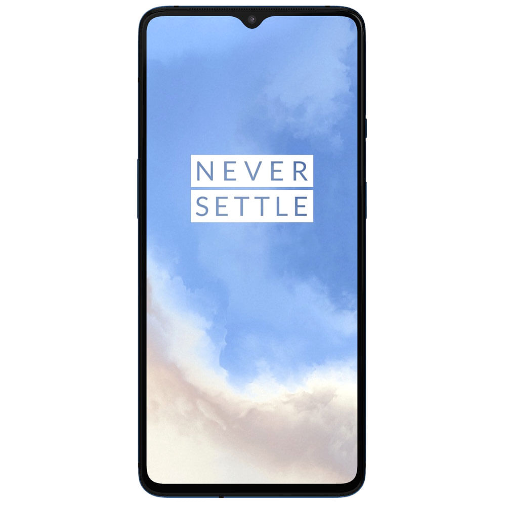 Refurbished OnePlus 7T Glacier Blue Front