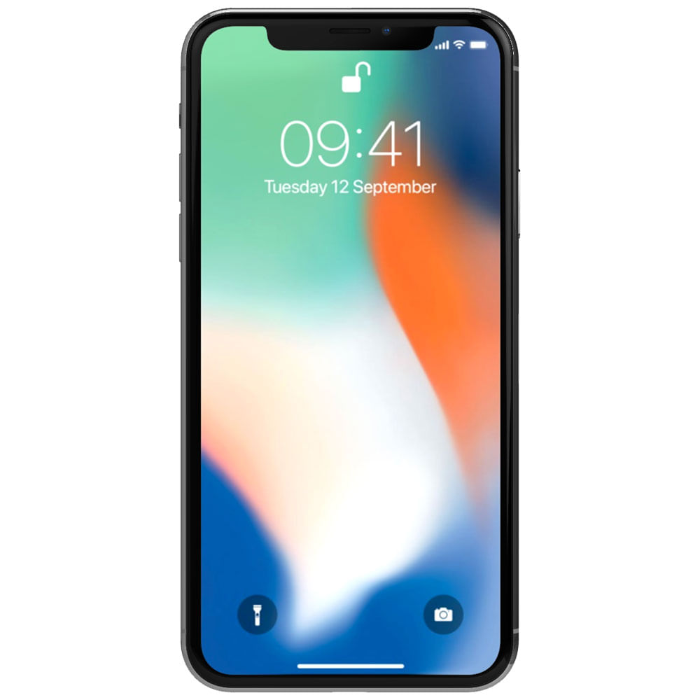 Apple iPhone X - Refurbished_Silver_Front_57190