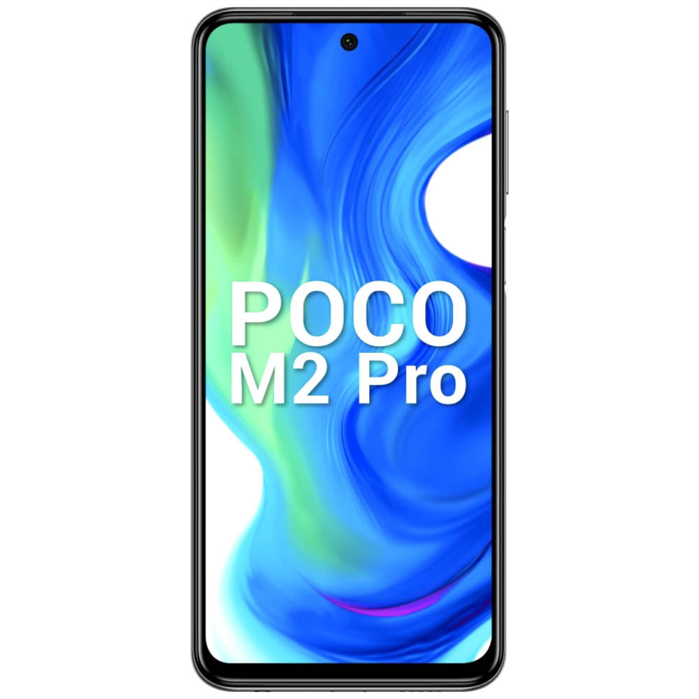 Refurbished POCO M2 Pro Two shades of black Front